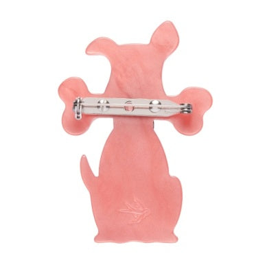 Erstwilder "Tuffy's Puppy Treat" Brooch with Gift Box ~Designed in Melbourne~