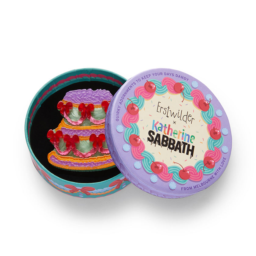 Erstwilder x Katherine Sabbath Vintage Dreams Showstopper Cake Brooch ~Designed in Melbourne~