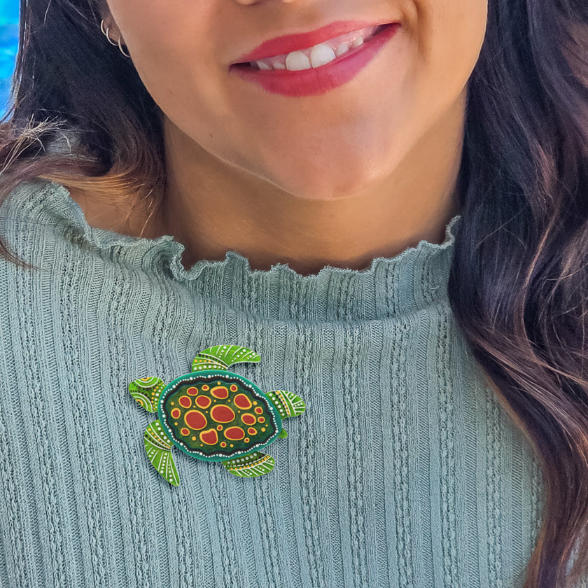 Erstwilder x Brooke Sutton Yaunati Grow Big Turtle Brooch ~ 2026 Collection ~