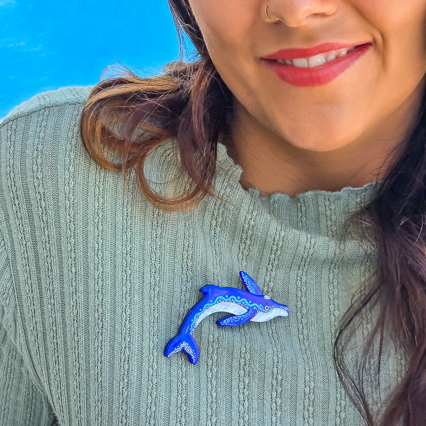 Erstwilder x Brooke Sutton Yuan Thirrin Big Fin Whale Brooch ~ 2026 Collection ~