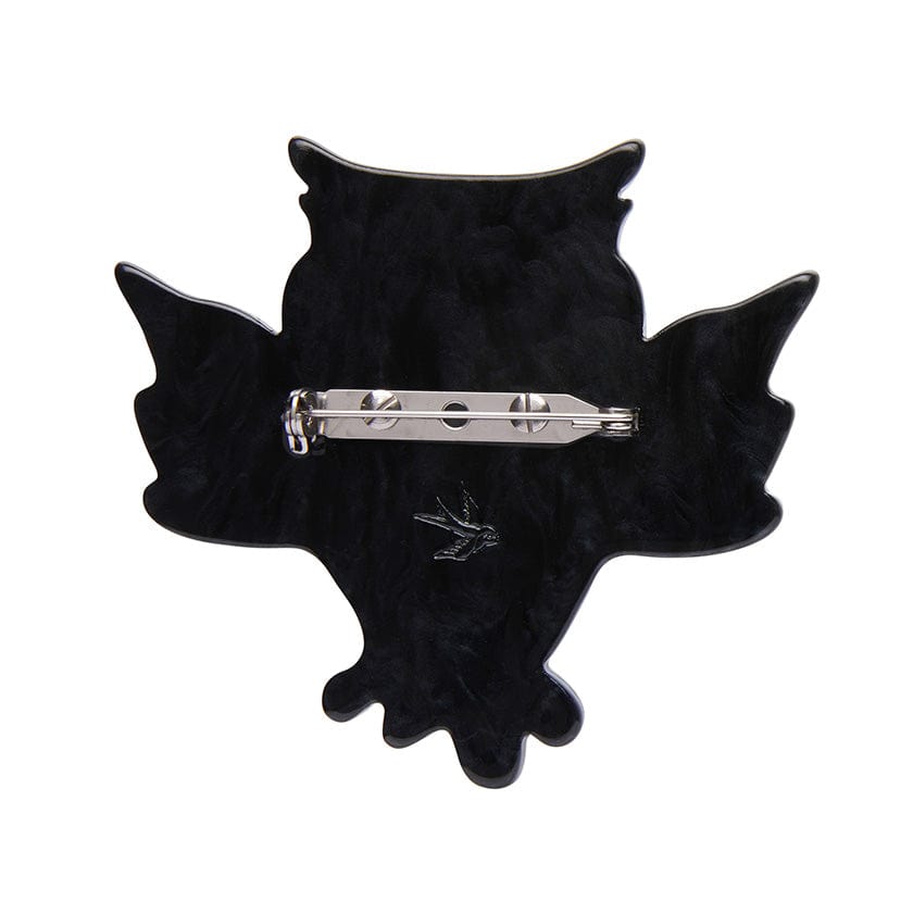 Erstwilder "A Halloween Hoot" Owl Brooch with Gift Box
