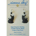 Sienna Sky Black Kitty Cat Pierced Earrings ~Made in Colorado~ - Belle Fleur Boutique