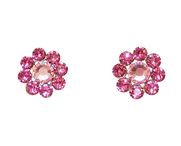 Tarina Tarantino Classic Flower Post Earrings (Cotton Candy) - Belle Fleur Boutique