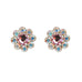 Tarina Tarantino Classic Flower Post Earrings (Pinkie Puff) - Belle Fleur Boutique
