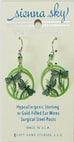 Sienna Sky Green Dragonflies Among the Reeds Pierced Earrings - Belle Fleur Boutique