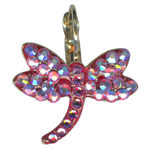 Kirks Folly Dragonfly Dazzler Leverback Earrings (Rosy Pink) - Belle Fleur Boutique