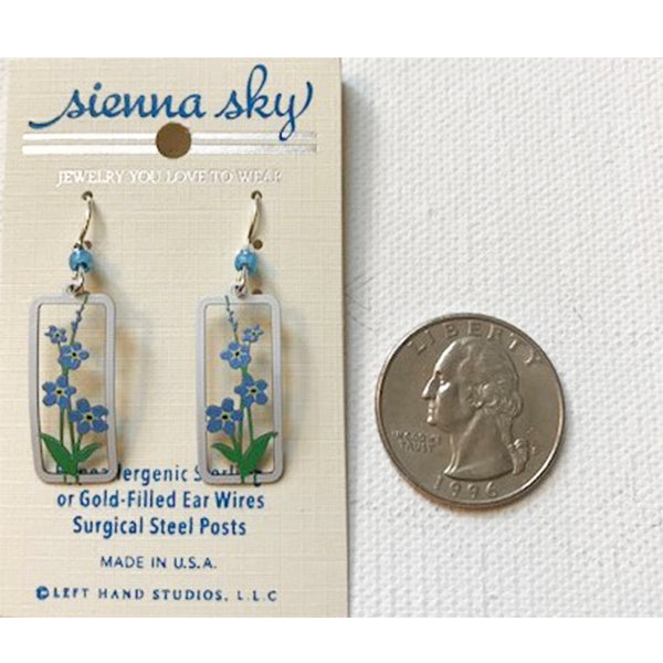 Sienna Sky Forget-Me-Nots Flower Pierced Earrings - Belle Fleur Boutique