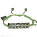 Rose Gonzales "Nadia" Fresh Collection Woven Bracelet in Pastel Green - Belle Fleur Boutique