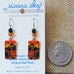 Sienna Sky Pumpkin Patch Halloween Scene Pierced Earrings - Belle Fleur Boutique