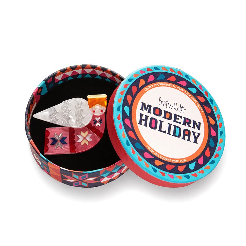 Erstwilder "Holy Herald" Angel Brooch with Gift Box