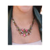 Sweet Romance Fruit Salad Leaves of Glass Necklace - Belle Fleur Boutique