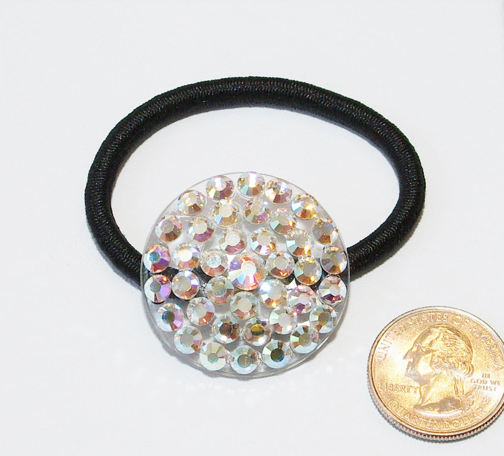Tarina Tarantino Mandala Aurora Borealis Crystal Ponytail Holder - Belle Fleur Boutique