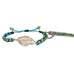 Rose Gonzales "Trina" Mermaid Collection Woven Boho Bracelet Turquoise & Green - Belle Fleur Boutique