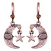 Kirks Folly Moon Shadow & Star Leverback Earrings (Coppertone) - Belle Fleur Boutique