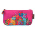 Laurel Burch Cat Feline Clan Set of 3 Multi-Color Cotton Cosmetic Bag Pouches - Belle Fleur Boutique