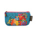 Laurel Burch Cat Feline Clan Set of 3 Multi-Color Cotton Cosmetic Bag Pouches - Belle Fleur Boutique