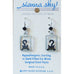 Sienna Sky Peek A Boo Black Cat Pierced Earrings - Belle Fleur Boutique