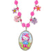 Tarina Tarantino Pink Head Heritage Flower Charm Necklace (Pink) - Belle Fleur Boutique