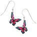 Sienna Sky Pink and Blue Fantasy Butterfly Pierced Earrings - Belle Fleur Boutique