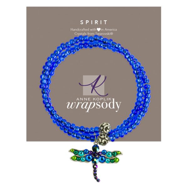 Anne Koplik "Spirit" Dragonfly Charm Wrapsody Bracelet - Belle Fleur Boutique