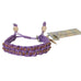 Rose Gonzales "Lindsey" Sultry Collection Woven Boho Bracelet in Violet & Purple - Belle Fleur Boutique