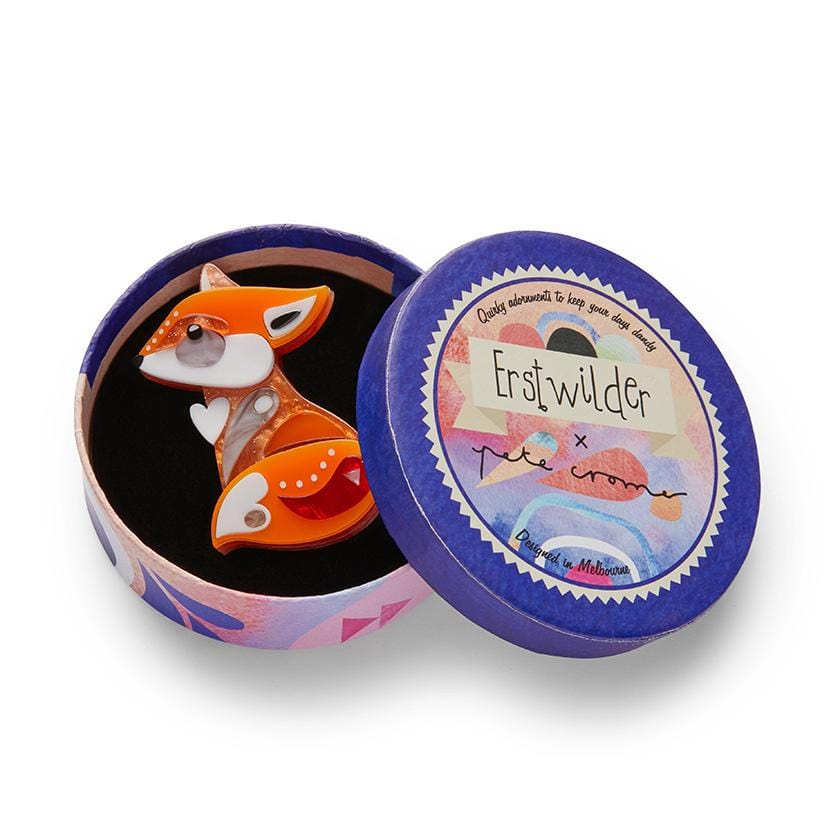 Erstwilder "The Footloose Fox" Brooch Designed in Melbourne, Australia