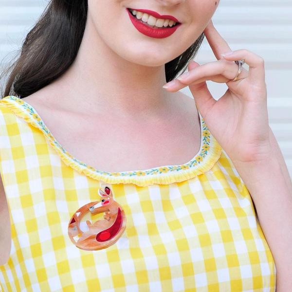 Erstwilder The Kinetic Kangaroo Brooch Designed in Melbourne, Australia