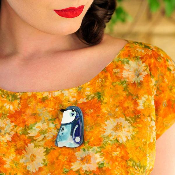 Erstwilder The Likeable Little Penguin Brooch Designed in Melbourne, Australia