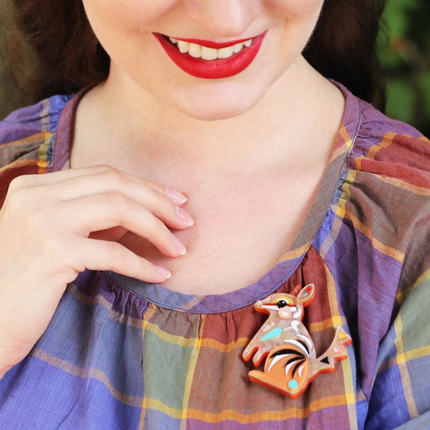 Erstwilder "The Notorious Numbat" Brooch Designed in Melbourne, Australia