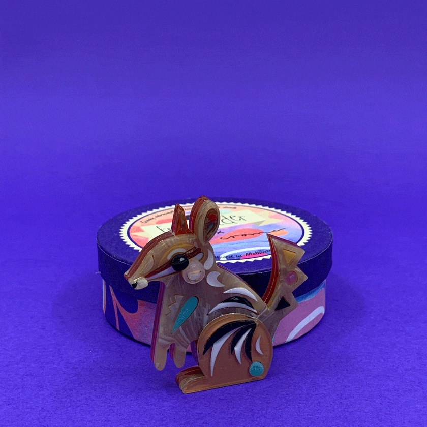 Erstwilder "The Notorious Numbat" Brooch Designed in Melbourne, Australia