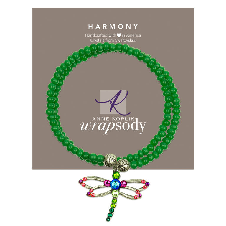 Anne Koplik "Harmony" Dragonfly Charm Wrapsody Bracelet - Belle Fleur Boutique