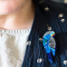 Erstwilder "A Budgie Named Chirp" Brooch with Gift Box ~Designed in Melbourne~