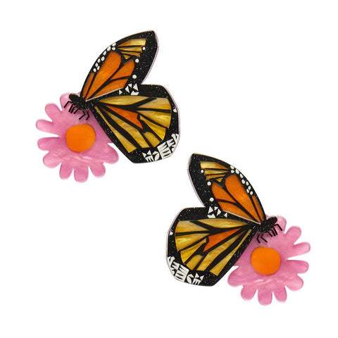 Erstwilder "A Butterfly Named Flutter" Hair Clips Set of 2 with Gift Box