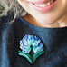 Erstwilder x Jocelyn Proust Abundant Agapanthus Flower  Brooch with Gift Box