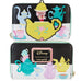 Loungefly Disney Alice in Wonderland Unbirthday Tea Party Tea Cups Zip Around Wallet