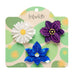 Erstwilder x Royal Botanic Gardens Victoria Assorted Flowers Hair Clips - Set of 3 ~2026 Collection~