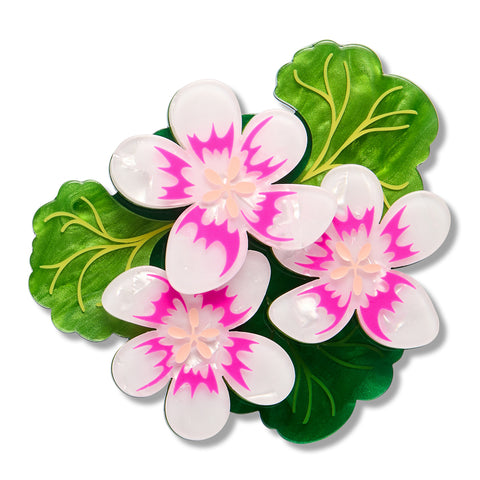 Erstwilder x Royal Botanic Gardens Victoria Austral Stork's-Bill Wildflower Brooch ~2026 Collection~
