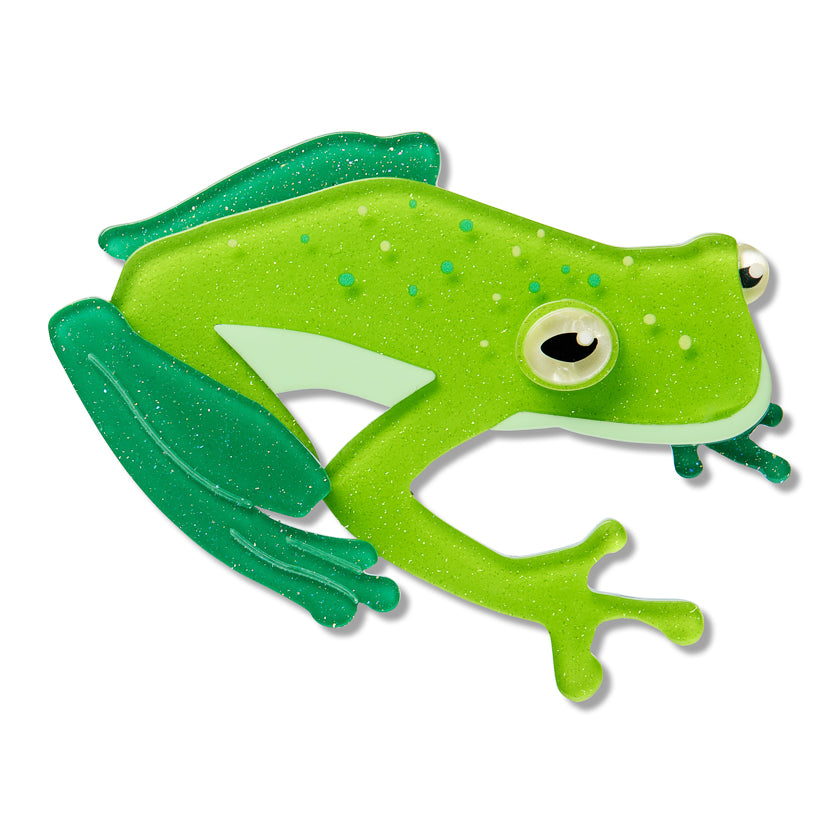 Erstwilder Buckley's Giant Glass Frog Brooch ~ 2026 The Rarest Kind Collection ~
