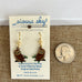 Sienna Sky Barn Owl on a Branch Pierced Earrings