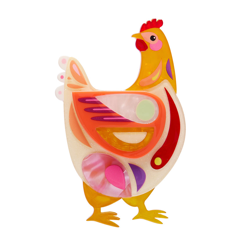 Erstwilder x Pete Cromer Bessie the Chicken Brooch ~2026 Easter Collection~
