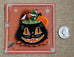 Carrie Hudson x Lipstick & Chrome Black Magic Cat Halloween Tiki Brooch