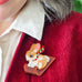 Erstwilder Breezy the Bunny Brooch ~Merry Menagerie Collection~