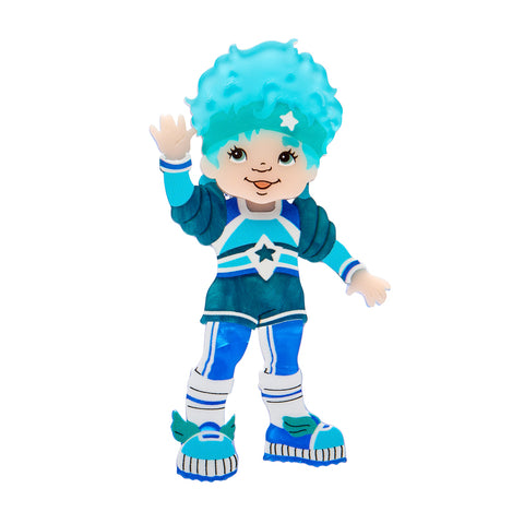 Erstwilder x Rainbow Brite Buddy Blue Brooch ~Rainbow Brite Collection~