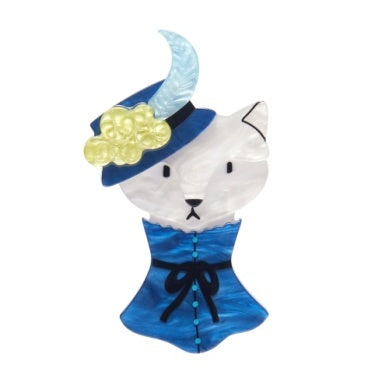 Erstwilder "Cat in a Hat" Brooch with Gift Box ~Designed in Melbourne~