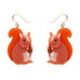 Erstwilder x Fleur Harris Cheeky Squirrel Drop Pierced Earrings ~Designed in Melbourne~