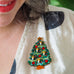 Erstwilder Christmas Tree Centre-Piece Brooch ~Merry Menagerie Collection~