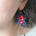 Erstwilder "Dawn of December" Christmas Bush Flower Pierced Earrings with Gift Box