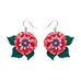 Erstwilder x Jocelyn Proust Dazzling Dahlia Flowers Pierced Earrings with Gift Box