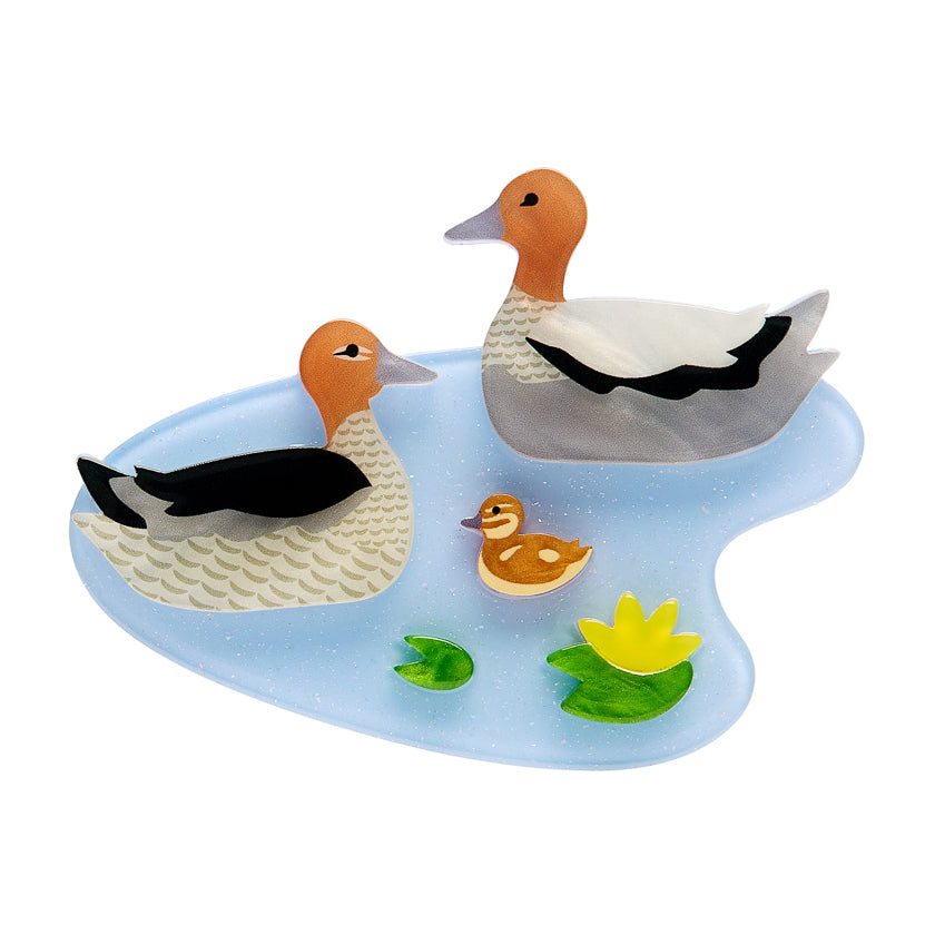 Erstwilder Duck and Drakes Waterfowl Family Brooch ~2026 Fan Favourites Collection~