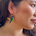 Erstwilder Dusky Starfrontlet Hummingbird Pierced Earrings ~ 2026 The Rarest Kind Collection ~